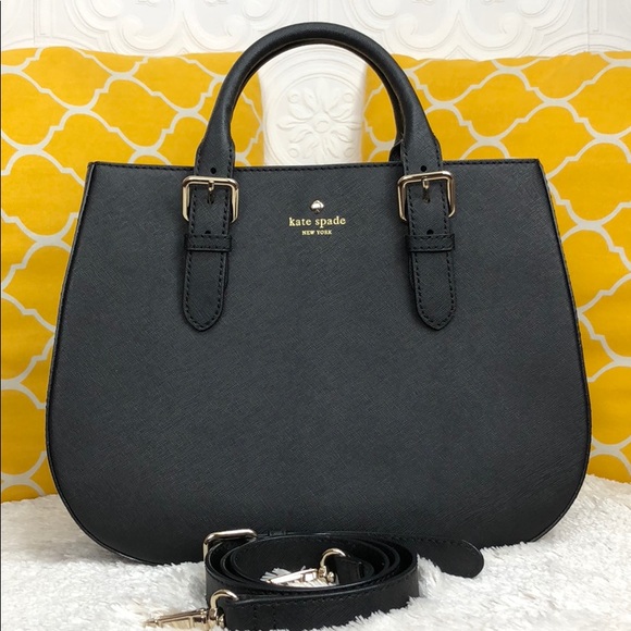 kate spade Handbags - 🌸OFFERS?🌸Kate Spade All Leather Black Satchel